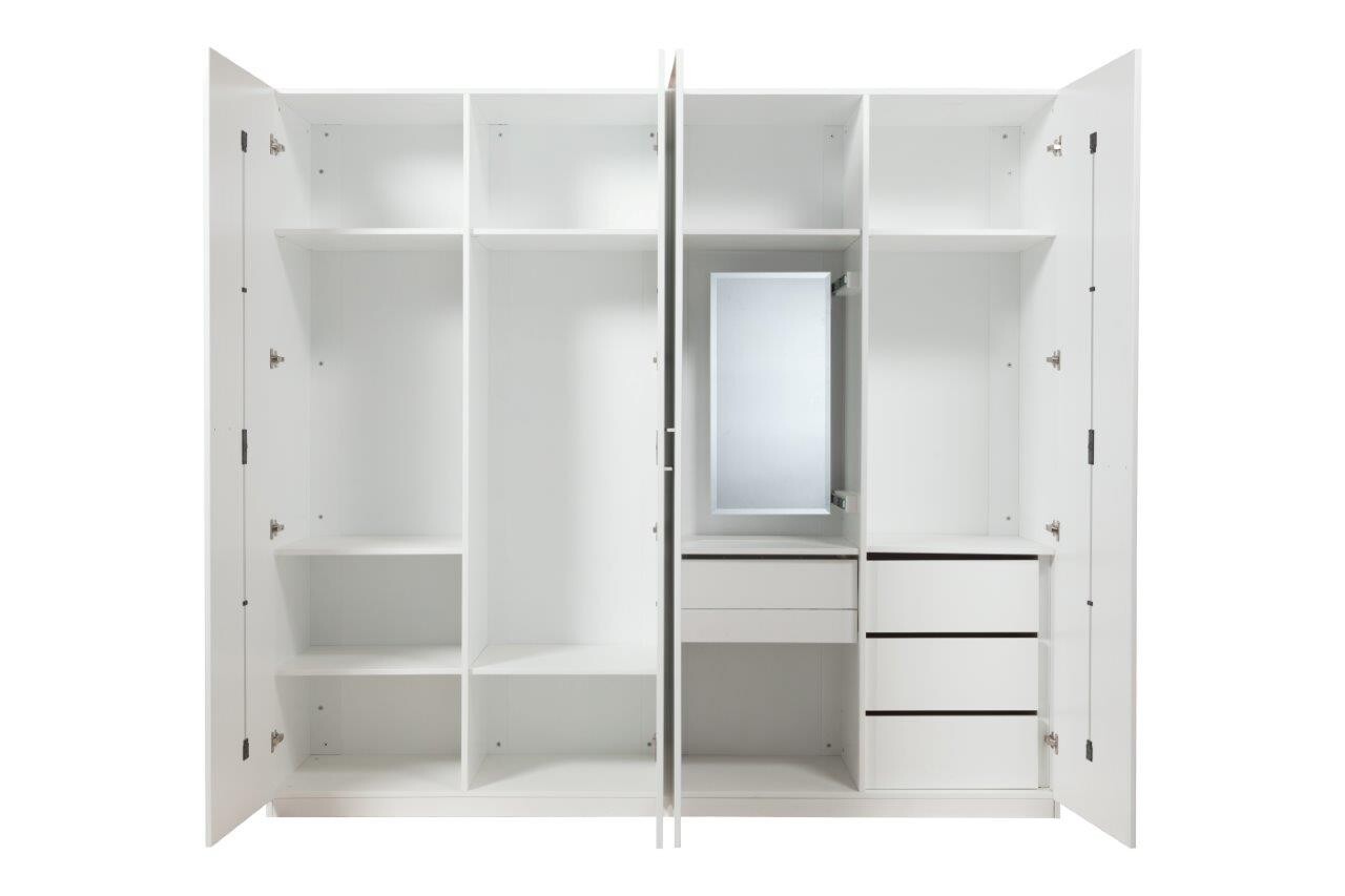 Шкаф распашной белый Palisade - изображение 2