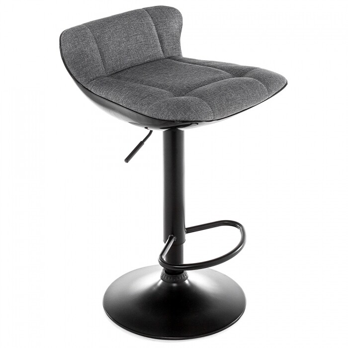 Барный стул Domus черный / серый
