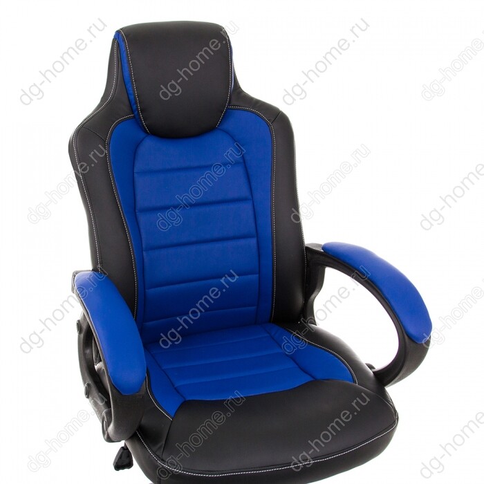 Кресло компьютерное Kadis темно-синее-черное