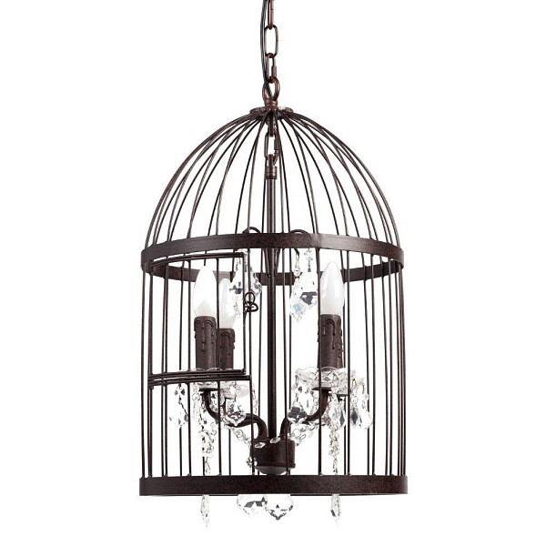 Люстра Vintage Birdcage (51*34*54) коричневая - изображение 1