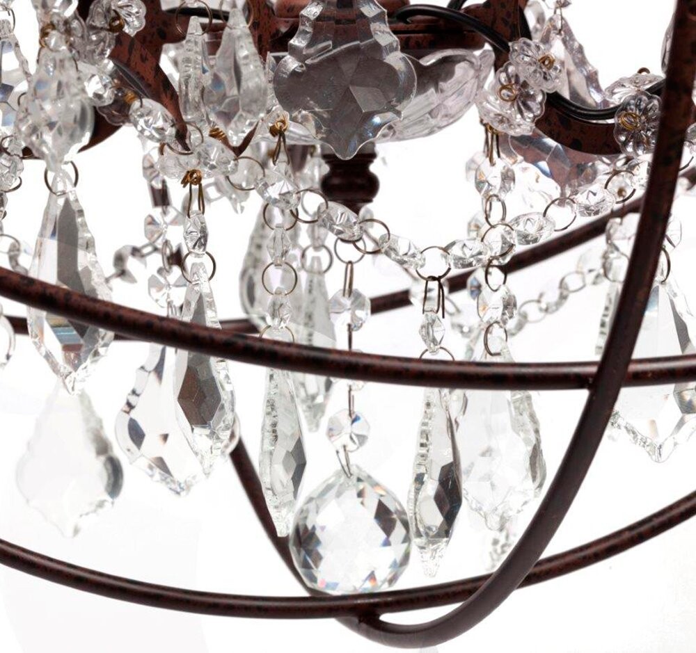 Люстра Foucault's Orb Crystal (45*45*40) коричневая - изображение 3