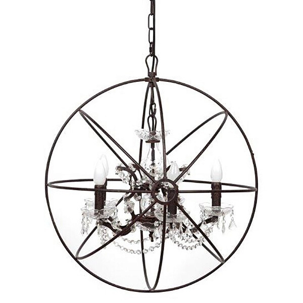 Люстра Foucault's Orb Crystal (60*55*50) коричневая - изображение 1