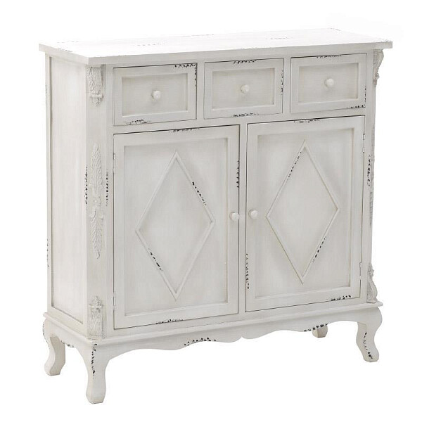 Буфет белый с ящиками White Romb - изображение 1