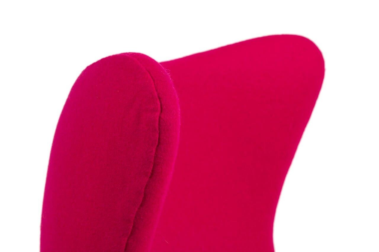 Кресло-яйцо с мягкими подлокотниками малиновое Egg Chair - изображение 2