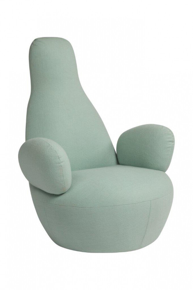 Кресло с мягкими подлокотниками зеленое "Тиффани" Bottle Chair