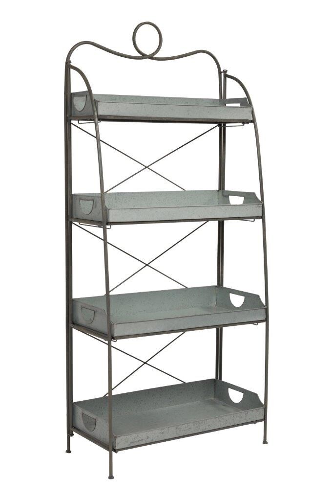 Этажерка металлическая серая Tilzer - изображение 4
