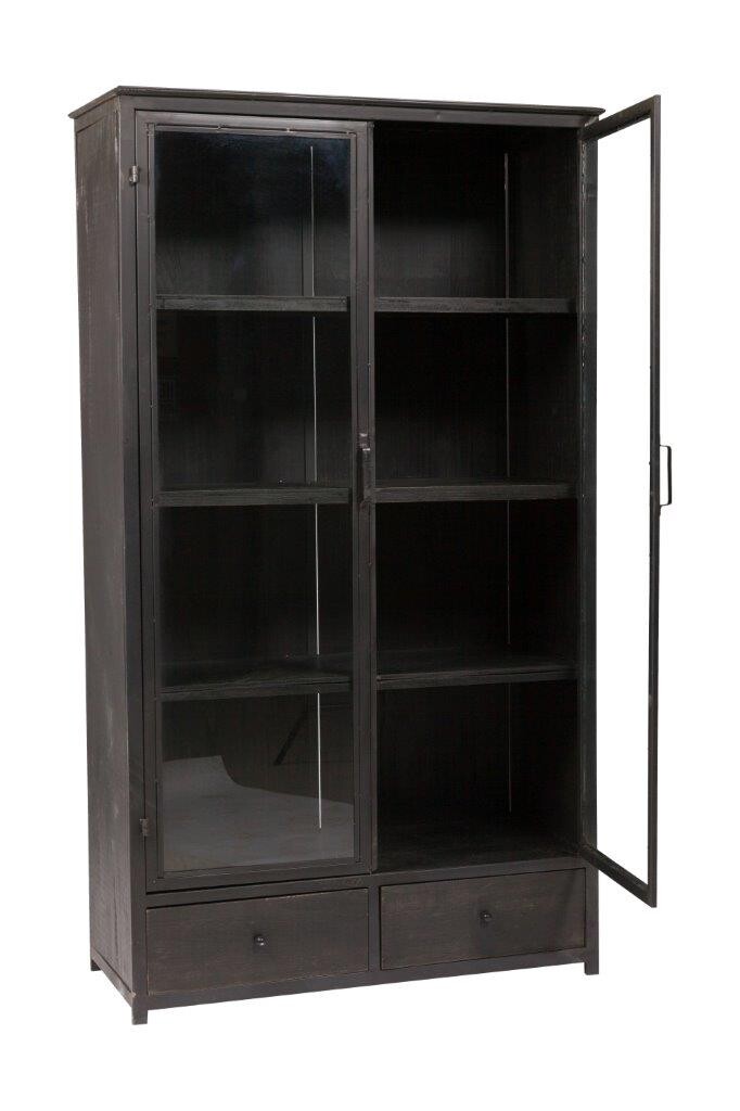 Книжный шкаф с ящиками черный Estilo - изображение 5