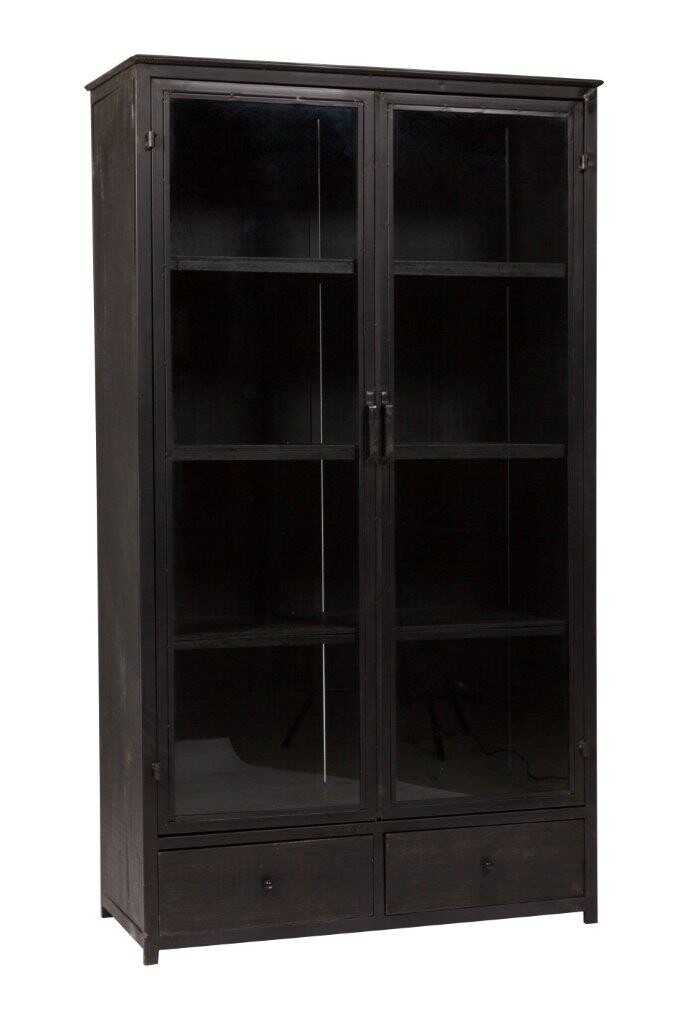 Книжный шкаф с ящиками черный Estilo - изображение 6