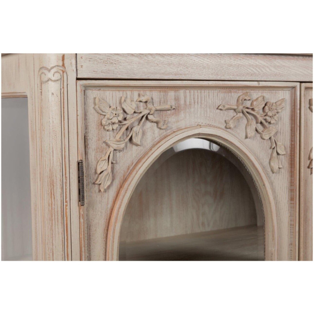 Шкаф-витрина двухдверный бежевый Riviere - изображение 3