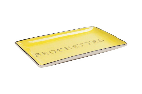 Декоративное блюдо Brochettes Yellow - изображение 1