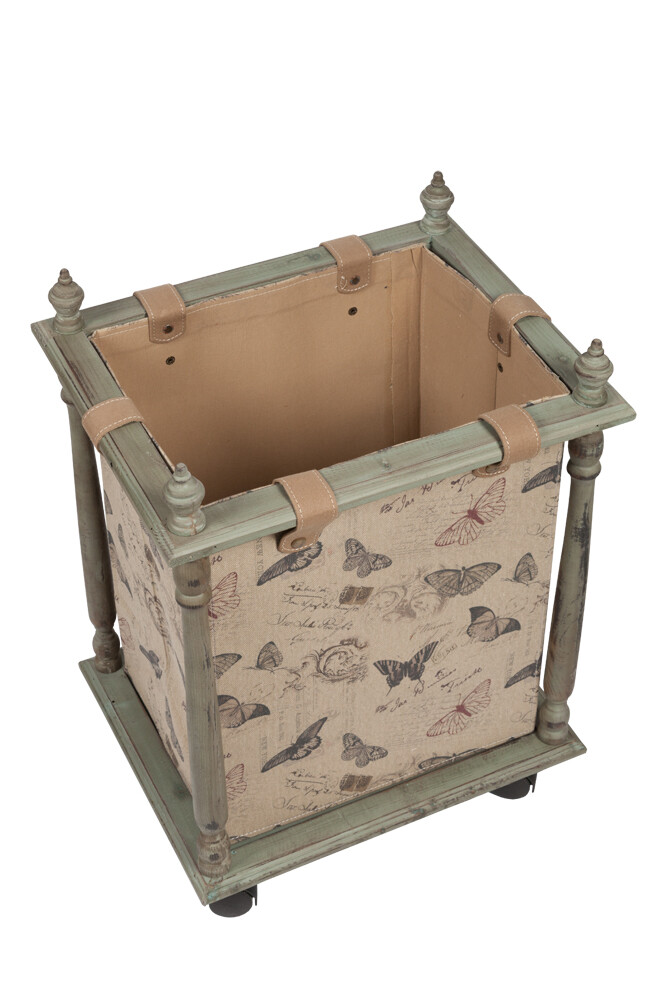 Корзина для белья коричневая Mathilde - изображение 3