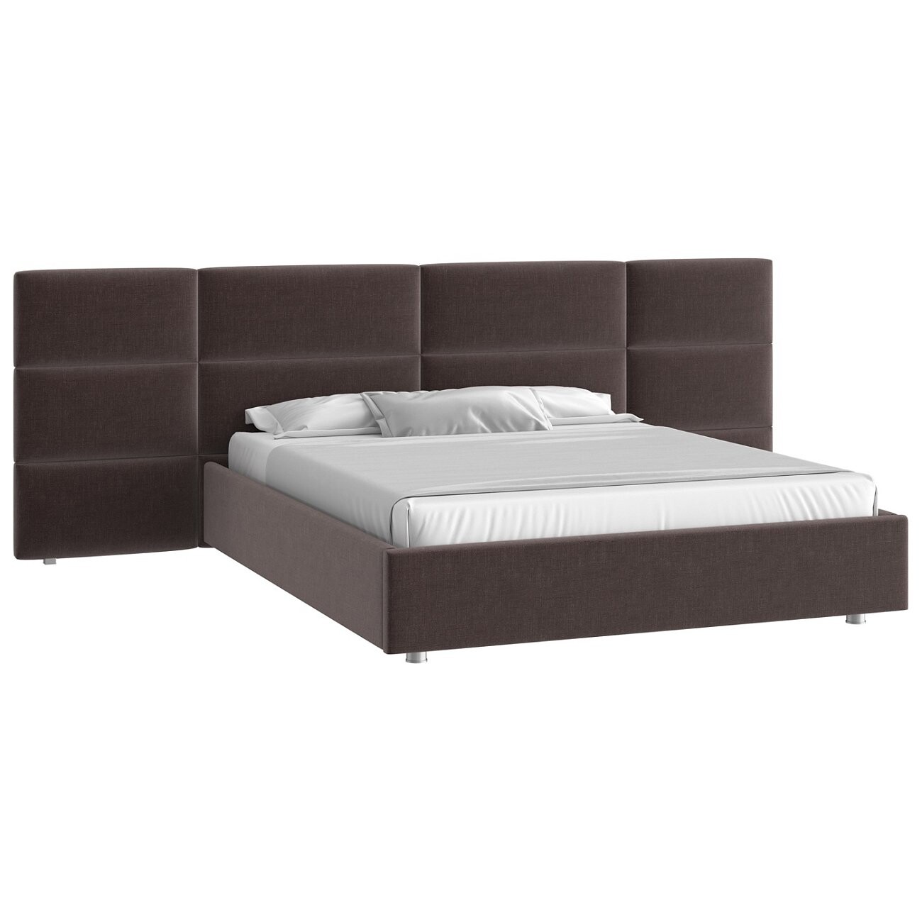 Кровать с подъемным механизмом двуспальная 160х200 см какао "Тренд" - изображение 3