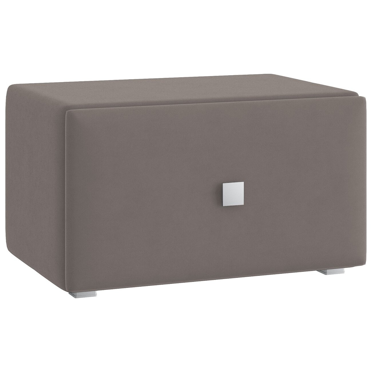 Тумба прикроватная с ящиком пепельная "Тренд" - изображение 3