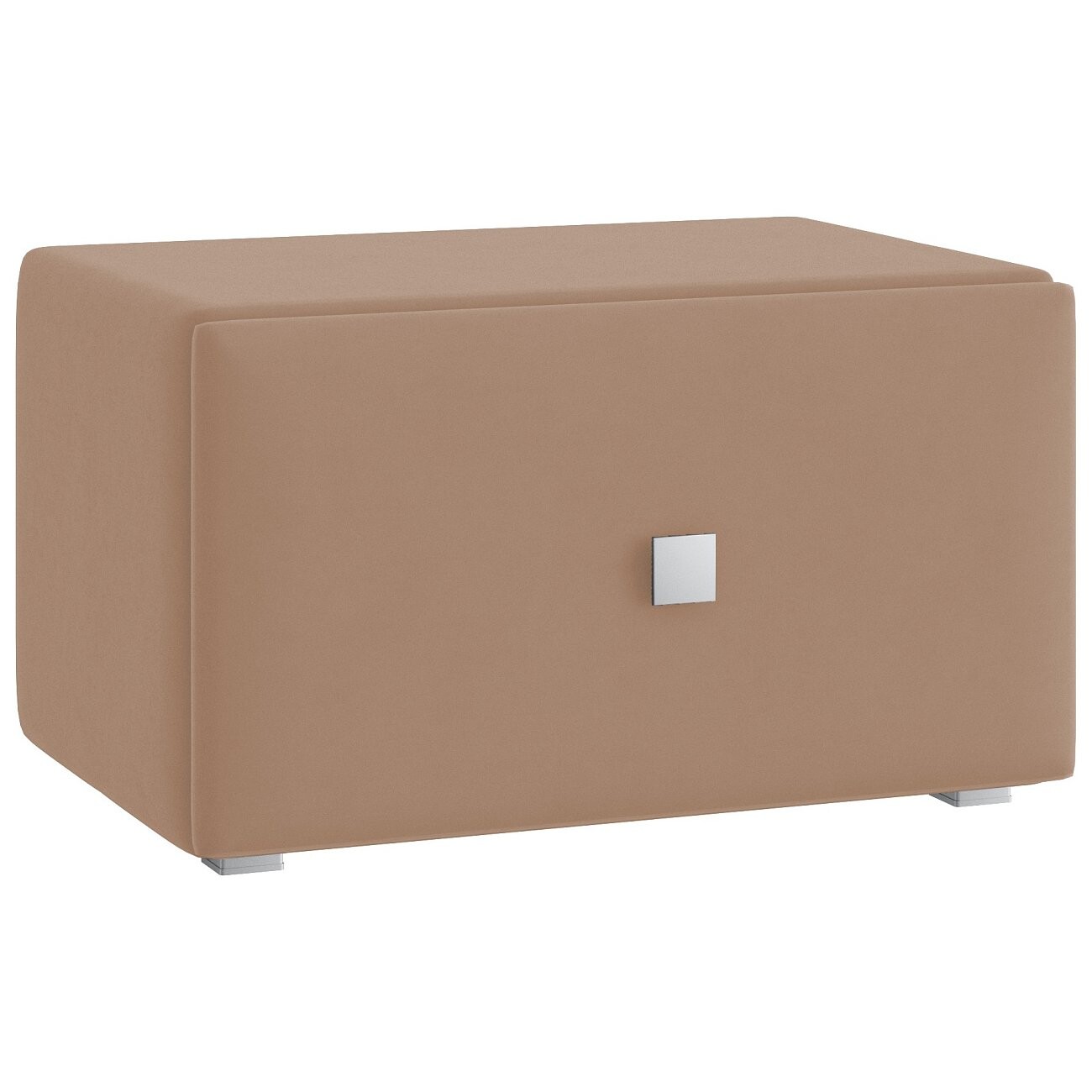 Тумба прикроватная с ящиком бежевая "Тренд" - изображение 2