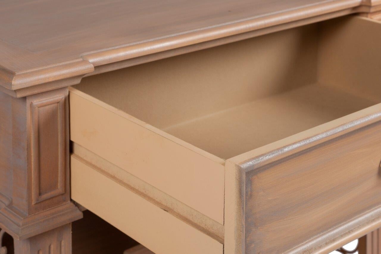 Винный шкаф с полками открытый коричневый Berenger - изображение 2