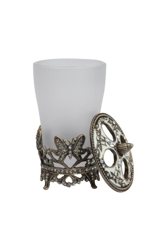 Подставка для зубных щеток белая Lisette - изображение 3