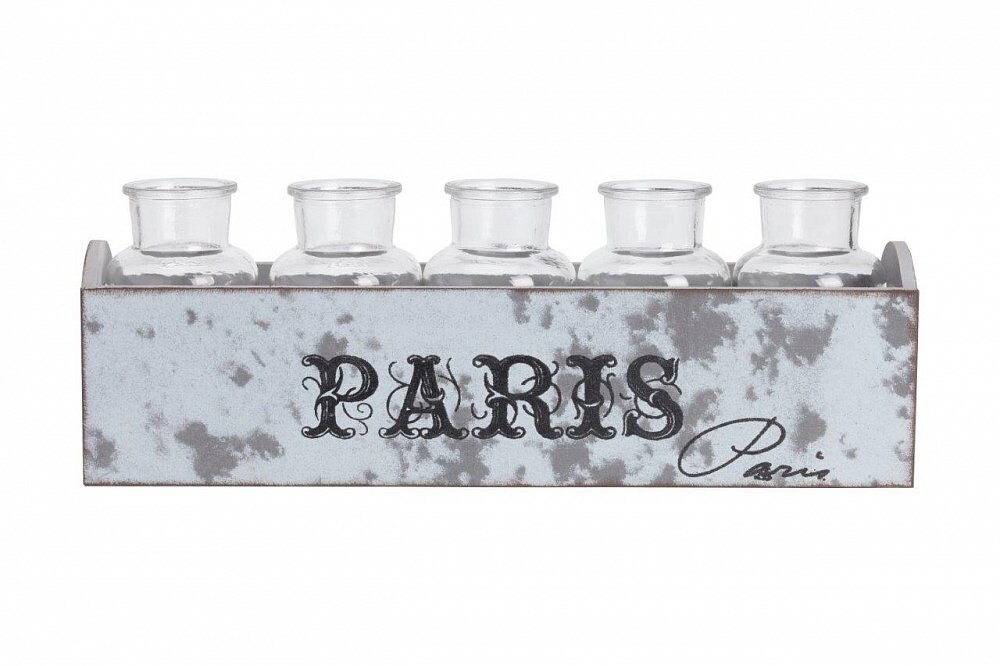 Набор стеклянных бутылок Paris