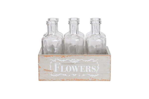 Набор стеклянных бутылок Flowers - изображение 1