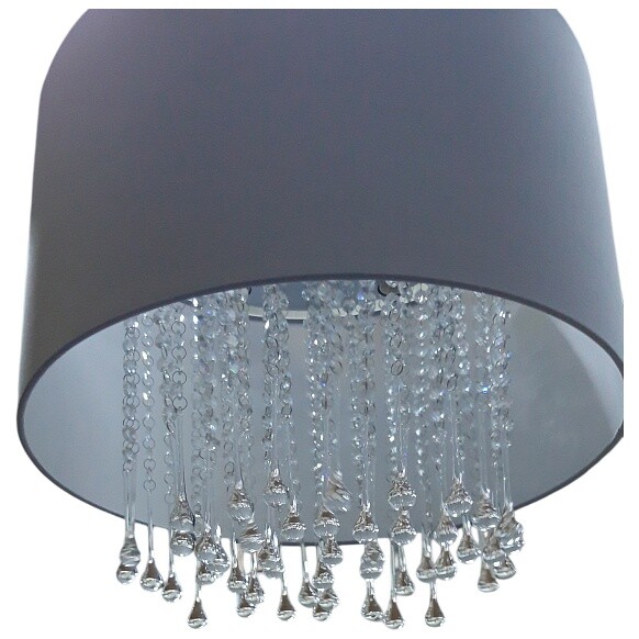 Люстра с хрустальными подвесками серая Camilla LC05.1 - изображение 2