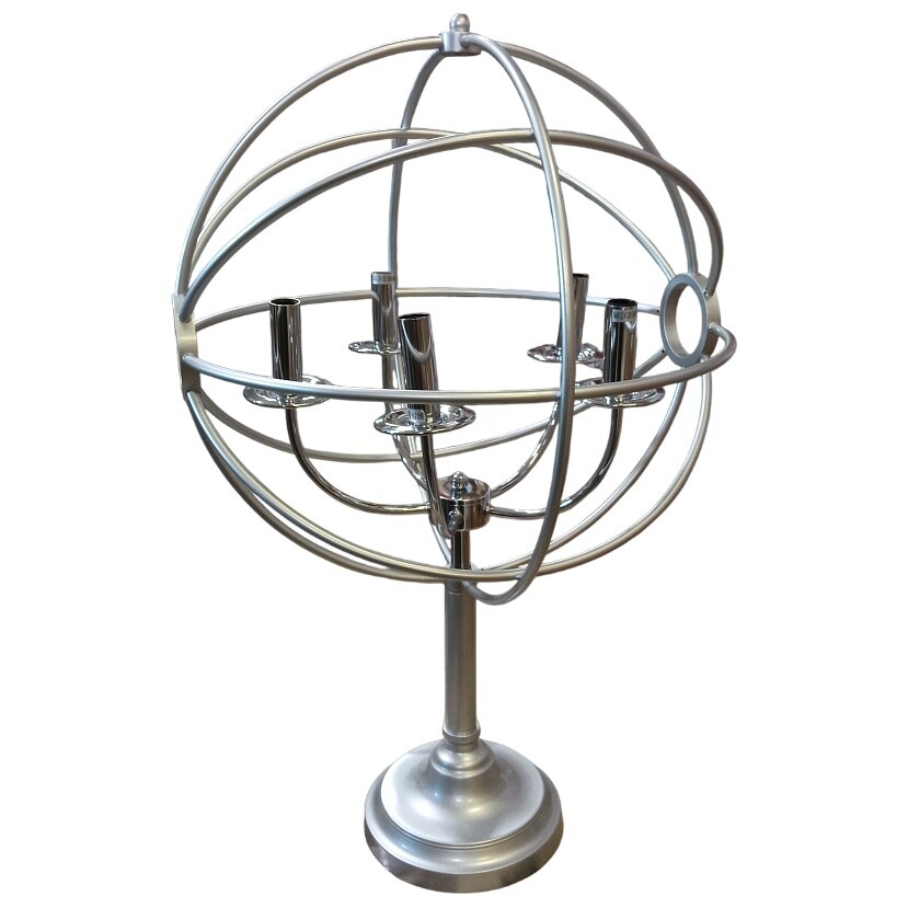 Напольный светильник хром Foucault's Orb - изображение 2