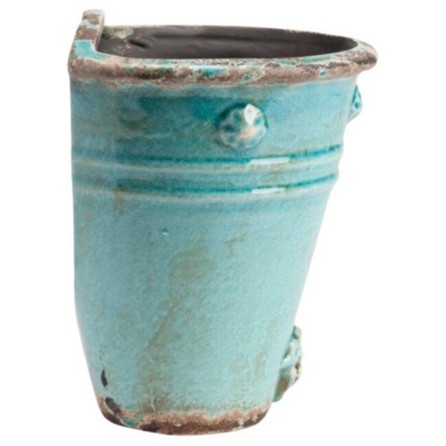 Кашпо декоративное зеленое Alexis - изображение 3