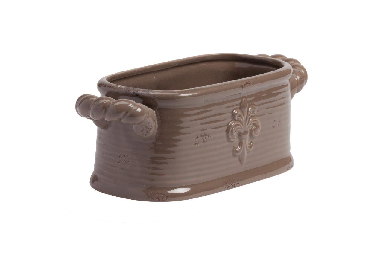 Ваза декоративная коричневая Clarabelle Brown - изображение 2