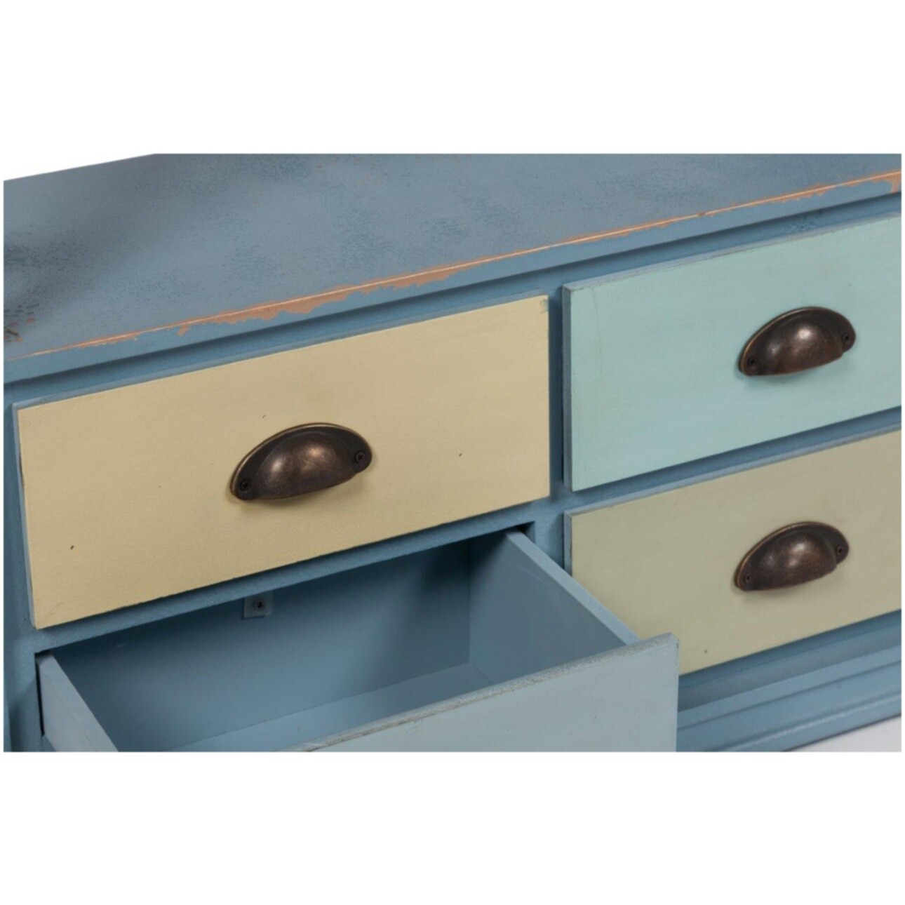 Стеллаж для игрушек с ящиками голубой Vikram - изображение 3