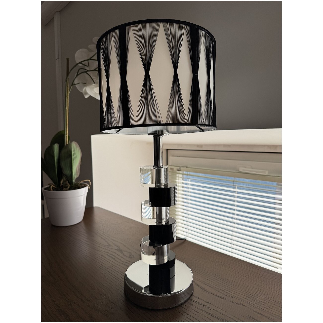 Настольная лампа торшер с абажуром Lattica - изображение 2