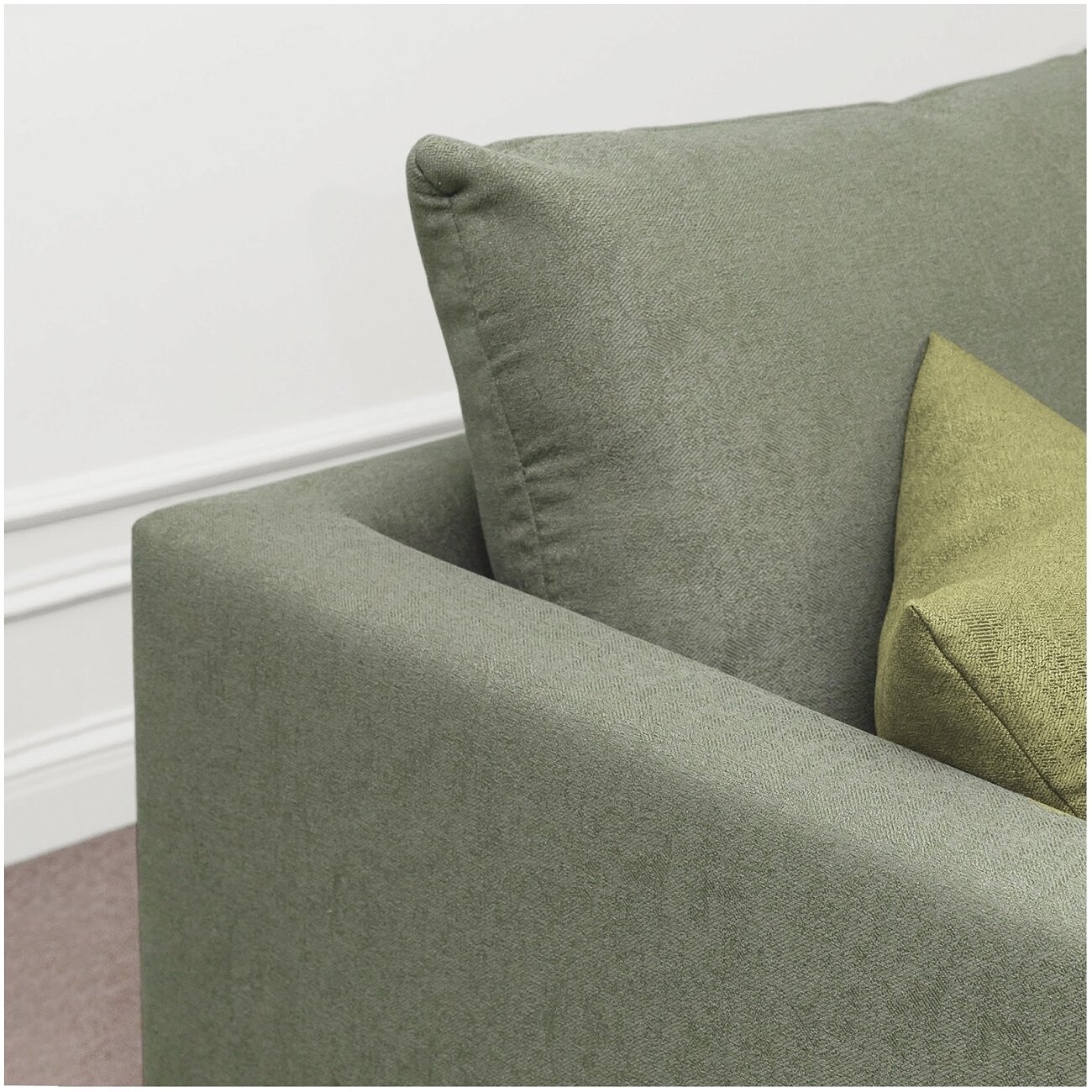 Диван прямой двухместный зеленый "Марсель" - изображение 6
