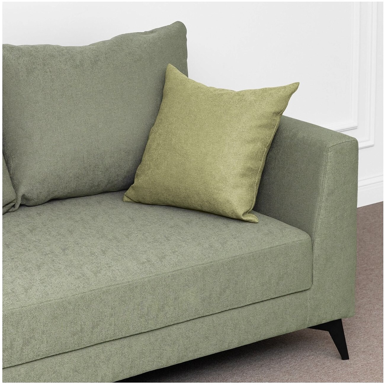 Диван прямой двухместный зеленый "Марсель" - изображение 7