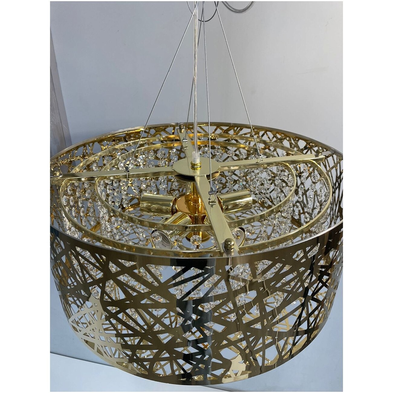 Люстра Nicolette золото, прозрачная - изображение 2