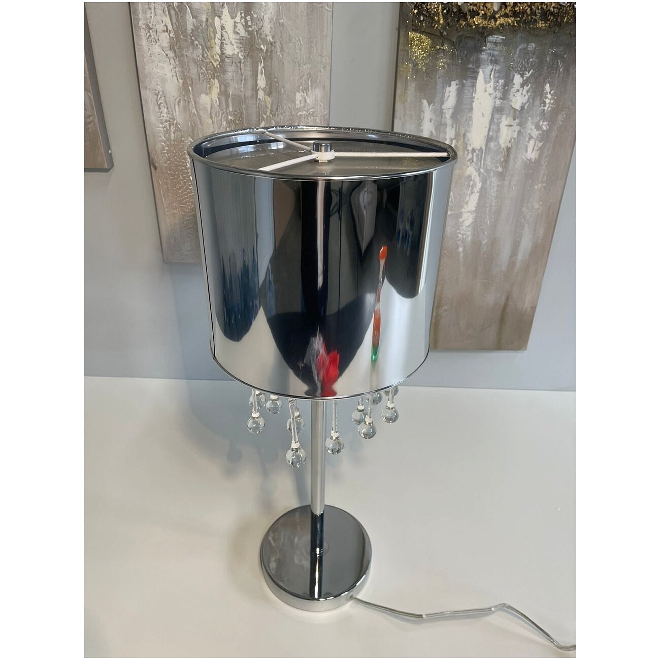 Настольная лампа-торшер Amber черная - изображение 3