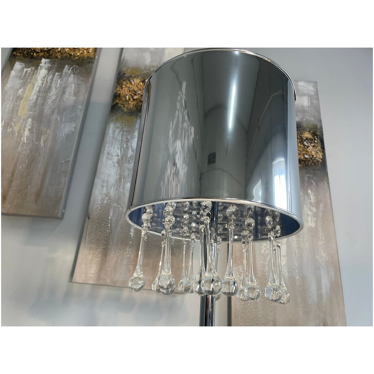 Настольная лампа-торшер Amber черная - изображение 4