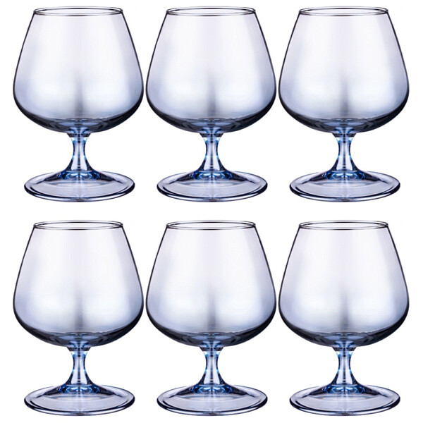 НАБОР БОКАЛОВ ДЛЯ БРЕНДИ ИЗ 6 ШТ ЧЕРНОЕ МОРЕ ОМБРЕ 410 МЛ - изображение 1
