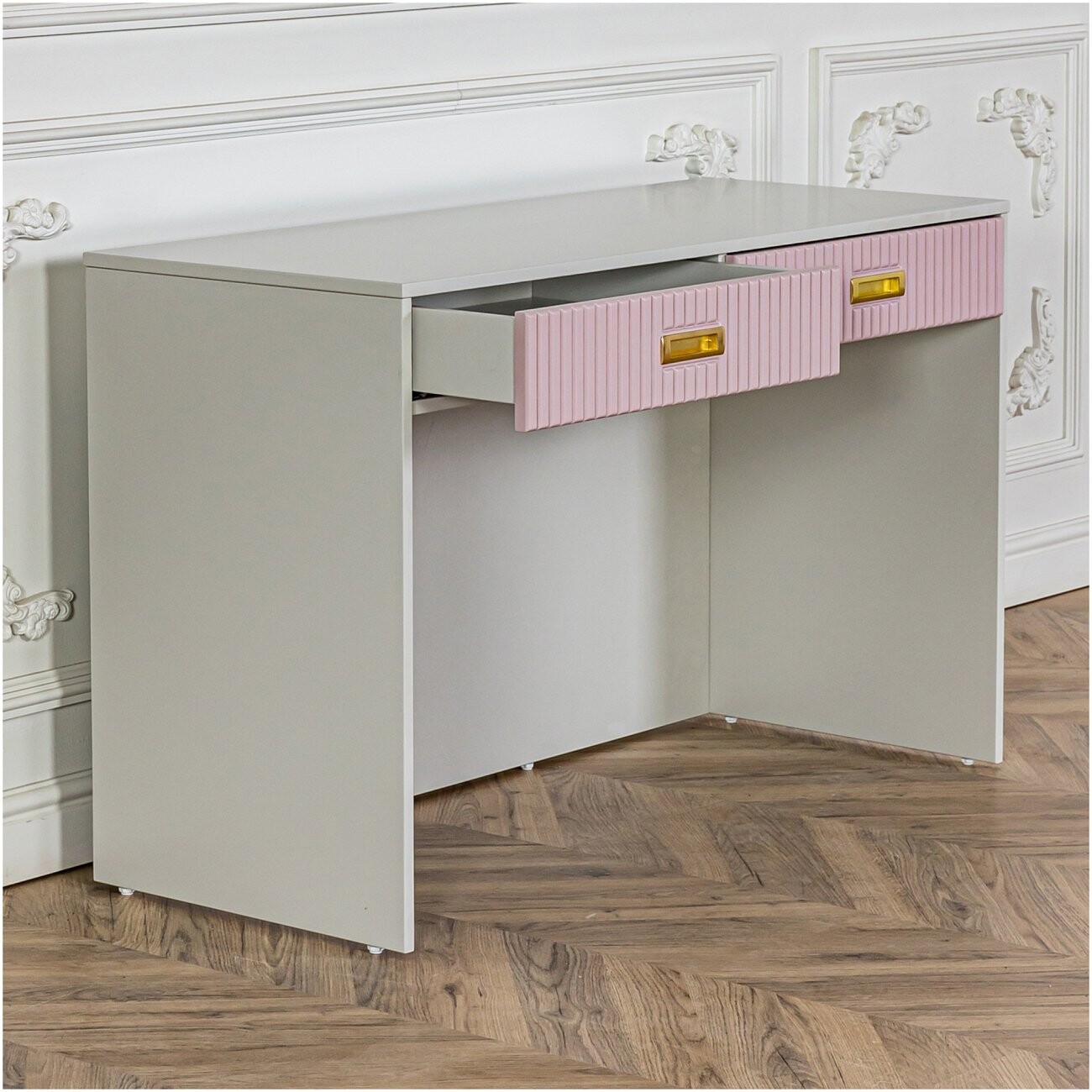 Стол письменный белый Henrietta - изображение 4