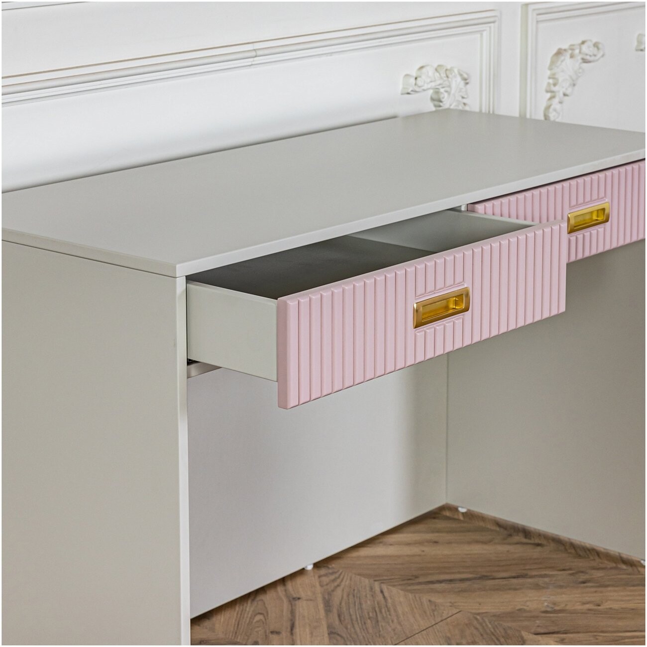 Стол письменный белый Henrietta - изображение 5