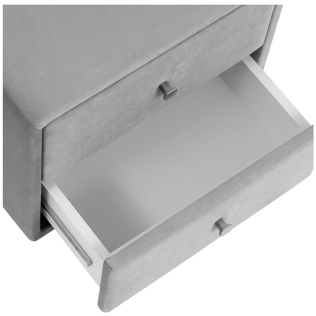 Тумба прикроватная с двумя ящиками изумрудная "Эстетика" - изображение 7