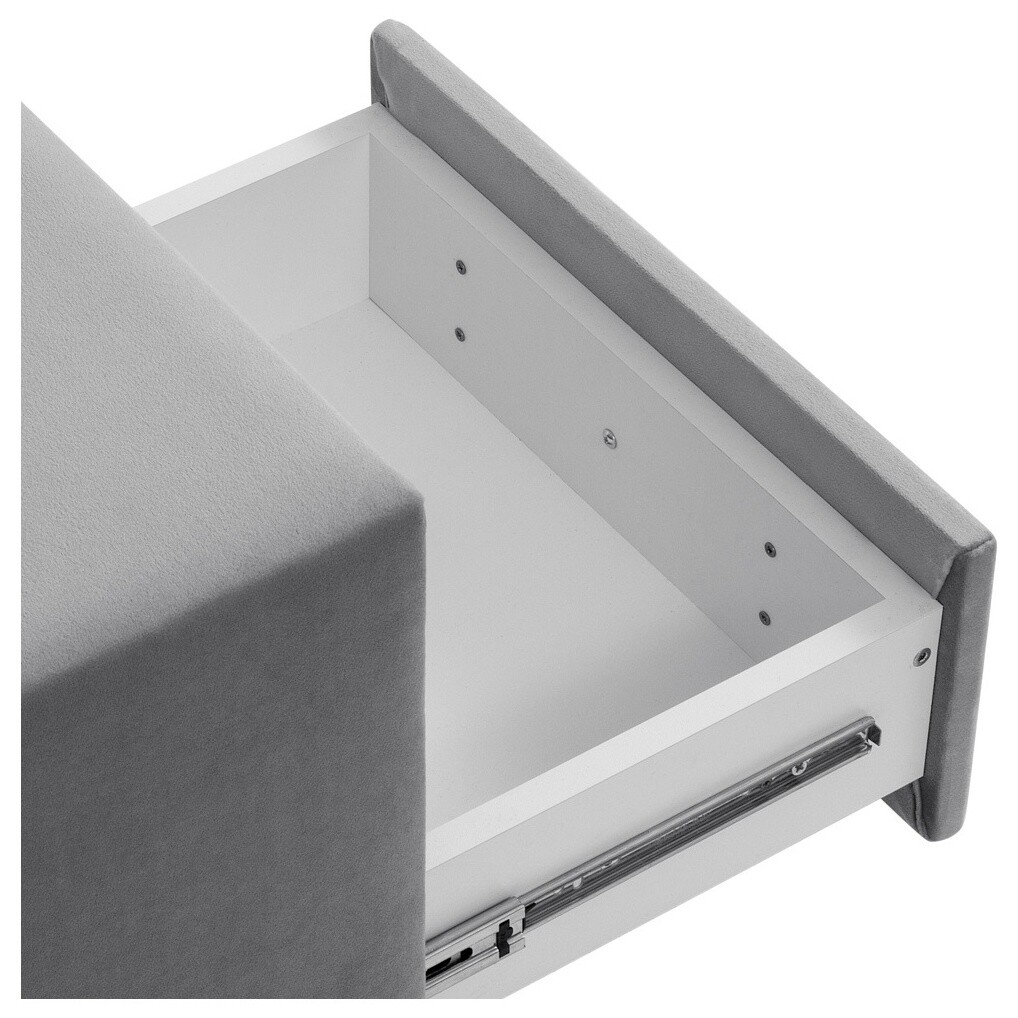 Тумба прикроватная с двумя ящиками изумрудная "Эстетика" - изображение 8