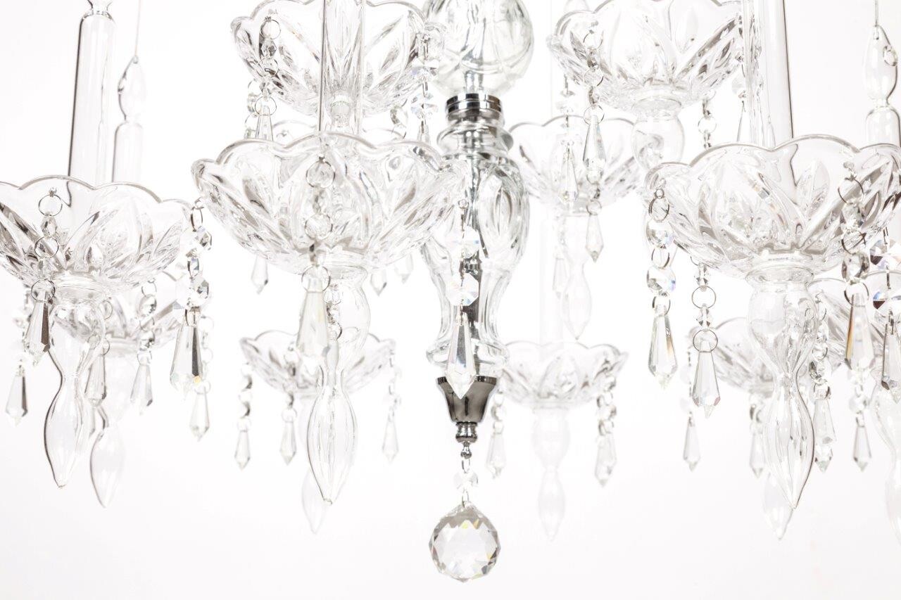 Люстра Valencia серебро, прозрачная - изображение 3