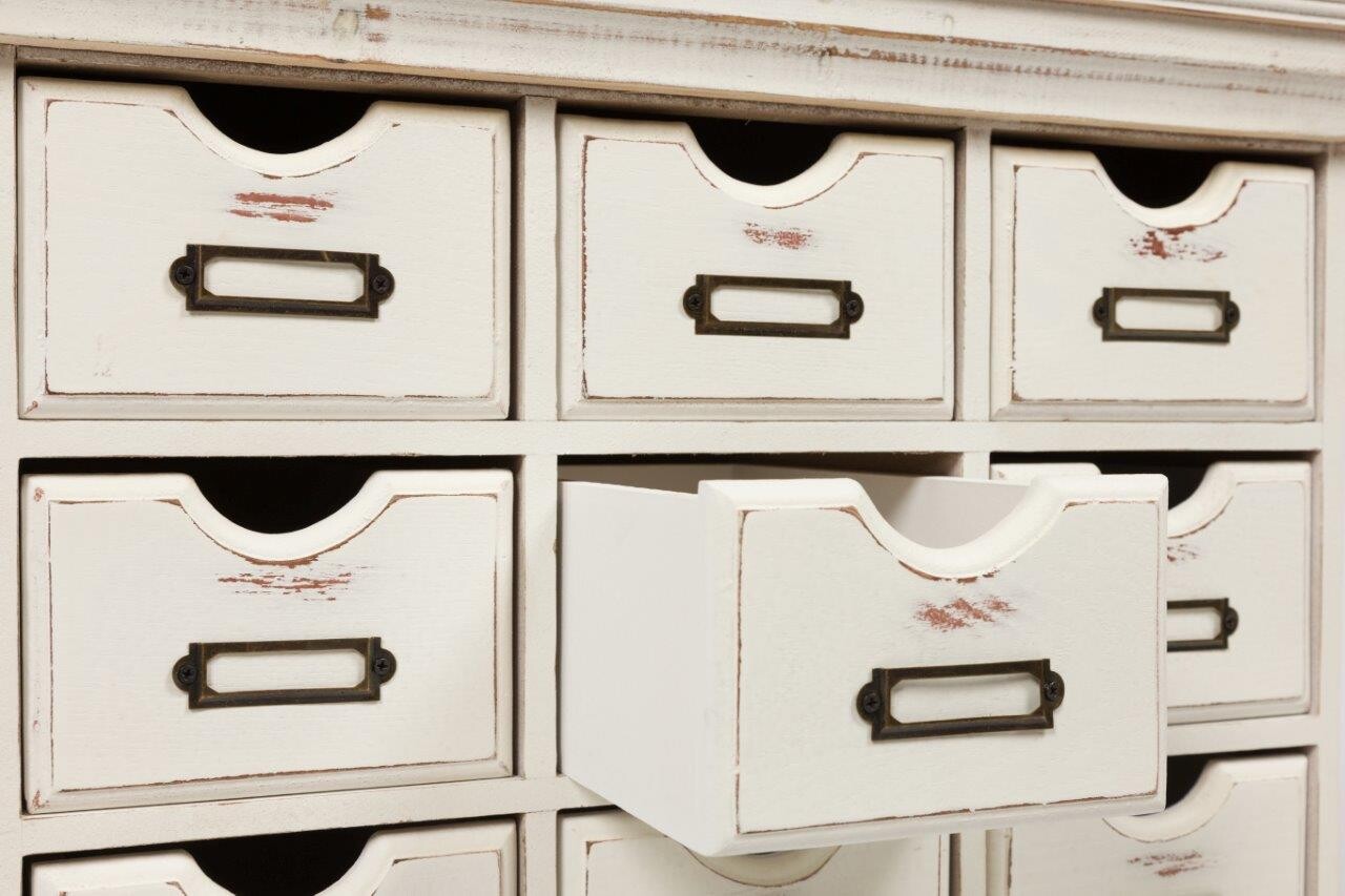 Комод с ящиками маленький молочный Lazaduro - изображение 2