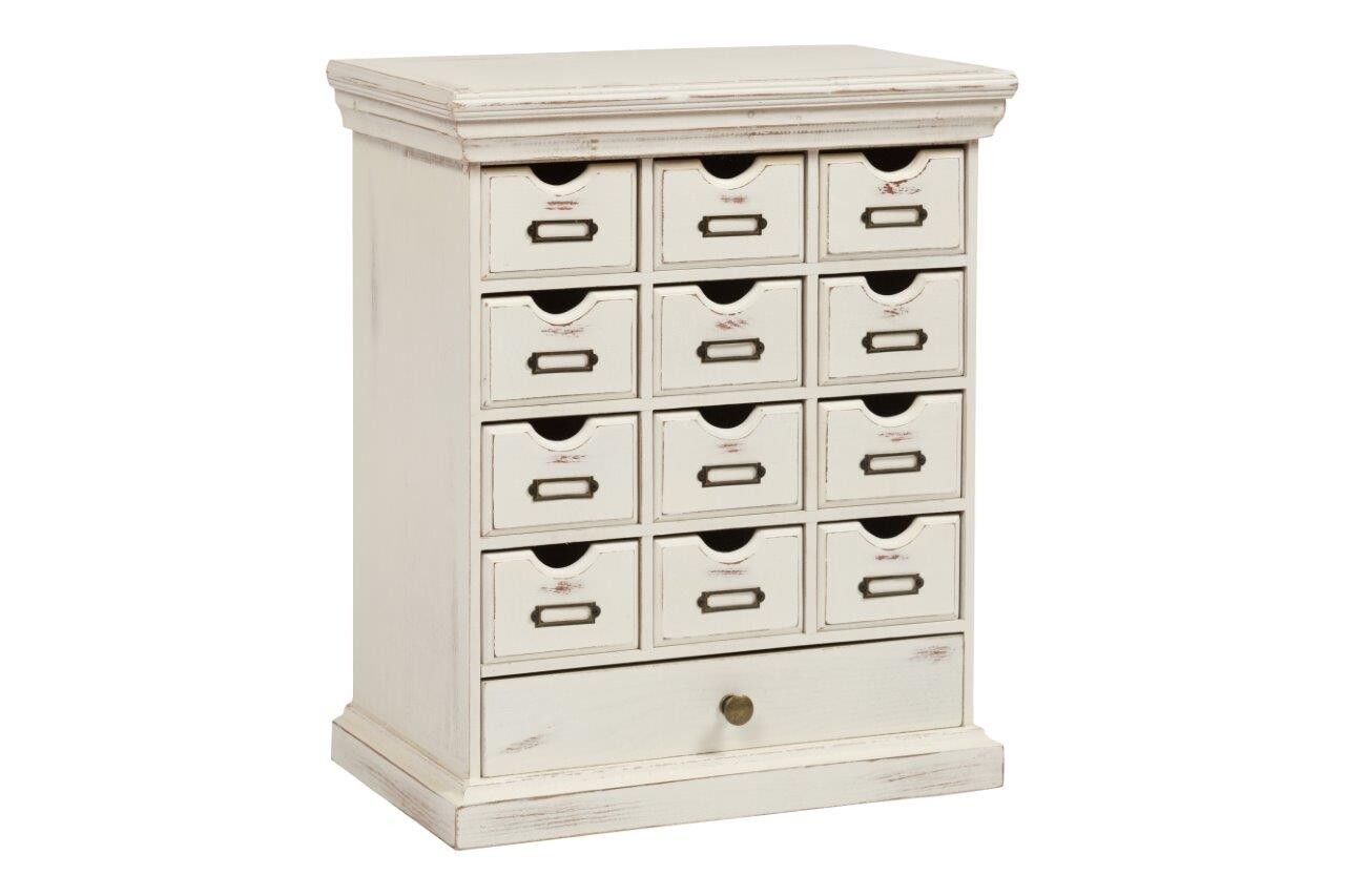 Комод с ящиками маленький молочный Lazaduro - изображение 3