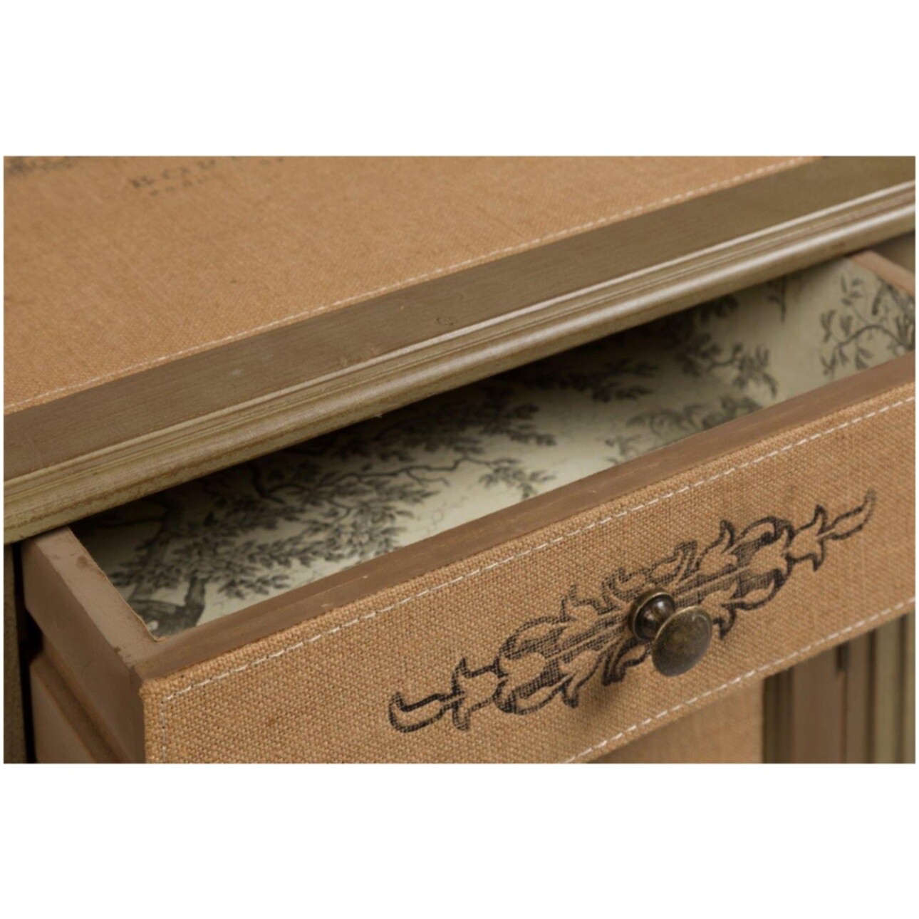 Тумбочка прикроватная высокая коричневая Bandito - изображение 2