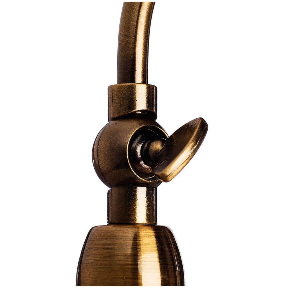 Бра с абажуром белое, бронза Seville A1509AP-1PB - изображение 3