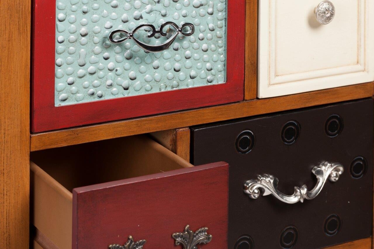 Комод с 6 ящиками разноцветный Hurtado Small - изображение 2