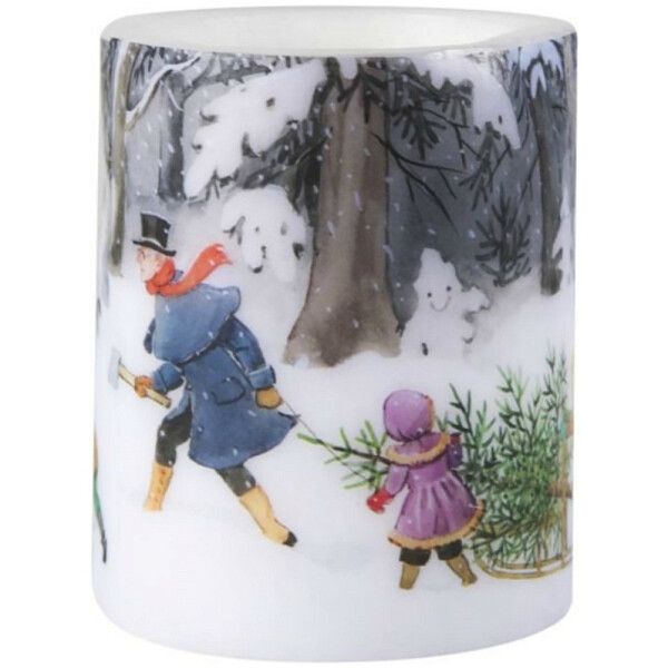 Свеча большая Elsa Beskow "Рождественское дерево", 12х10 см - изображение 1