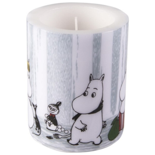 Свеча большая Moomin "Зимнее путешествие", 8 см - изображение 1