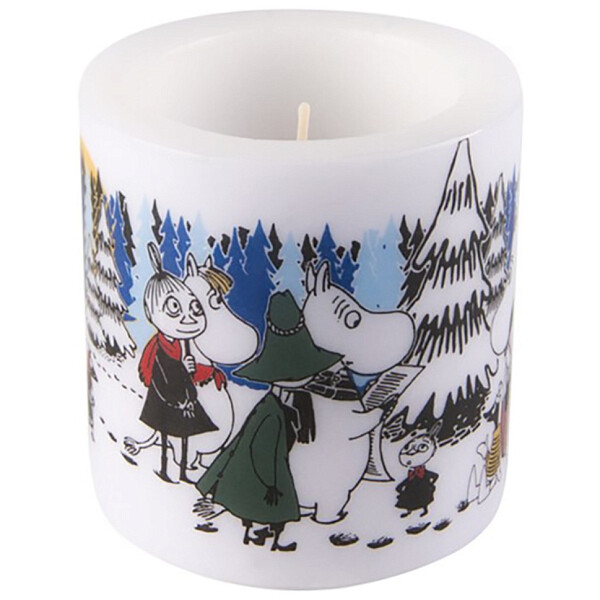 Свеча большая Moomin "Зимний лес", 8 см - изображение 1