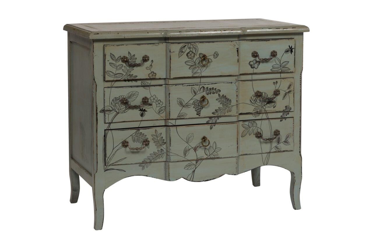 Комод для спальни серый с рисунком Ombrecho - изображение 3