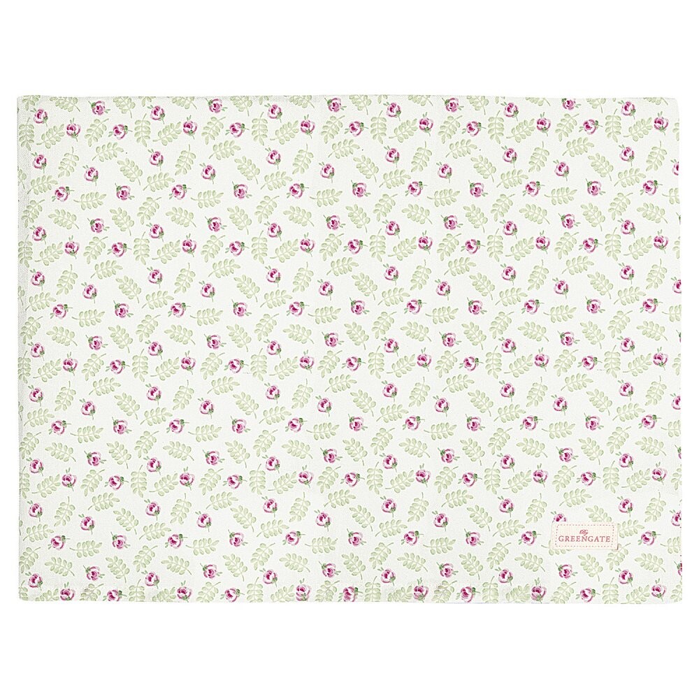 Салфетка текстильная прямоугольная 35х45 см "Lily petit white"