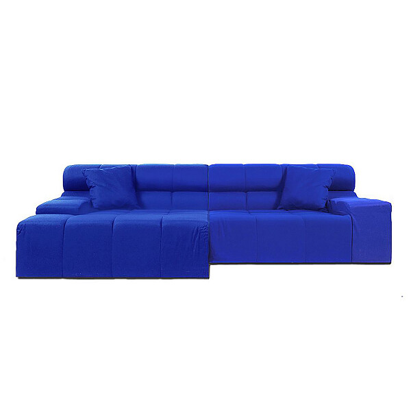 Диван Tufty-Time Sofa угловой модульный синий - изображение 1